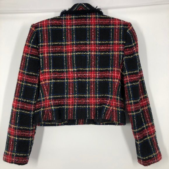 Rare KASPER Plaid Jacket 4P - Picture 2 of 4